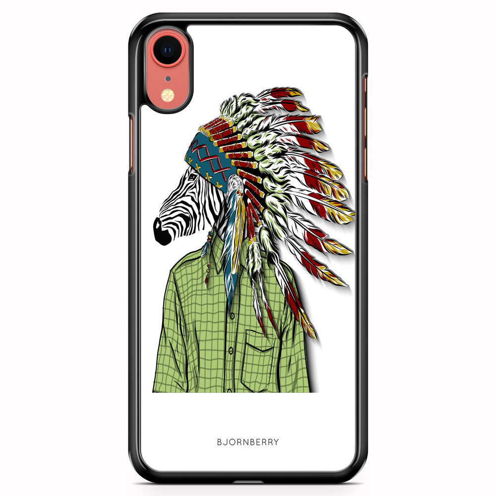 iPhone XR Case - Hipster Zebra