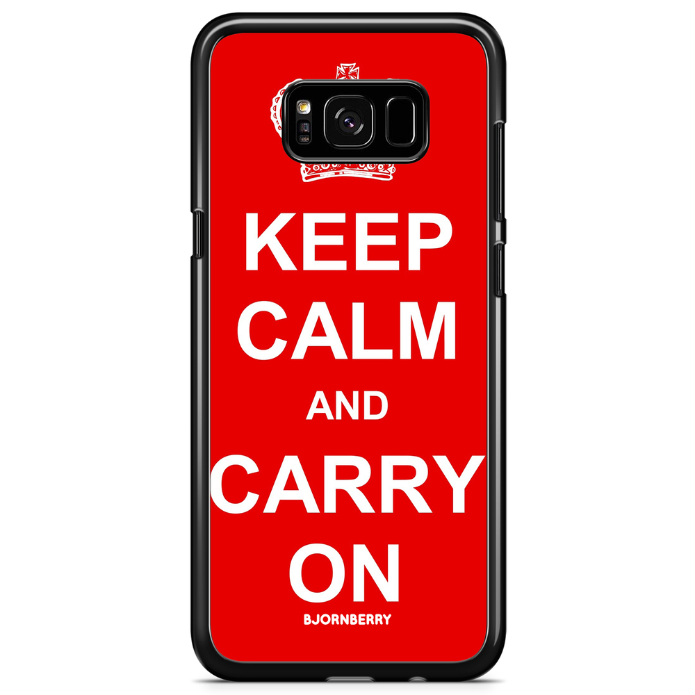 Samsung Galaxy S8 Case - Keep calm carry on