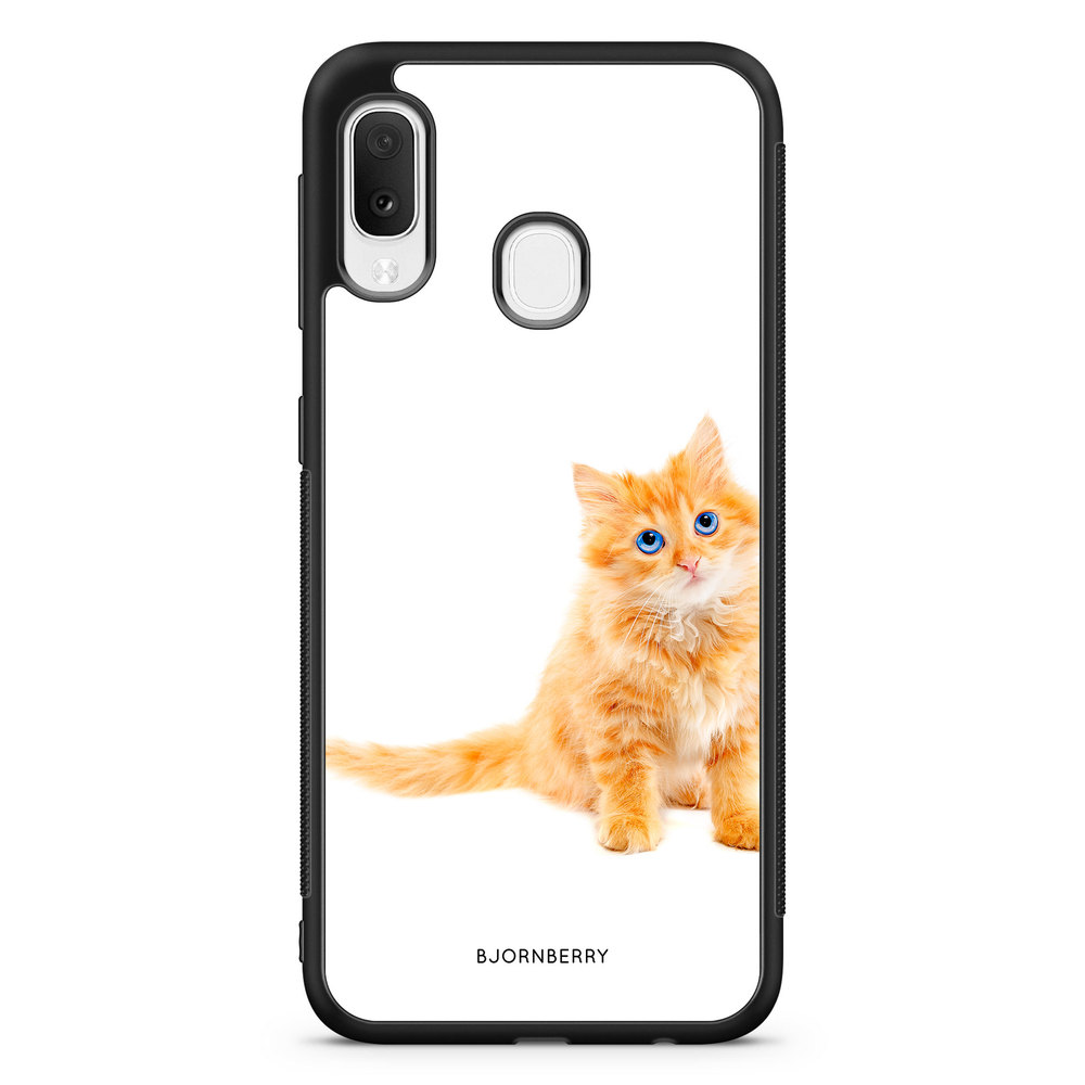 Samsung Galaxy A20e Case - Small Brown Cat