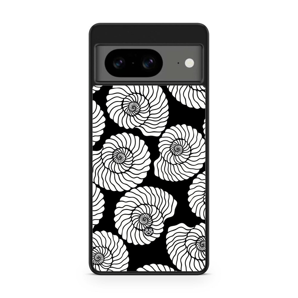 Google Pixel 8 Case - Seashell BW