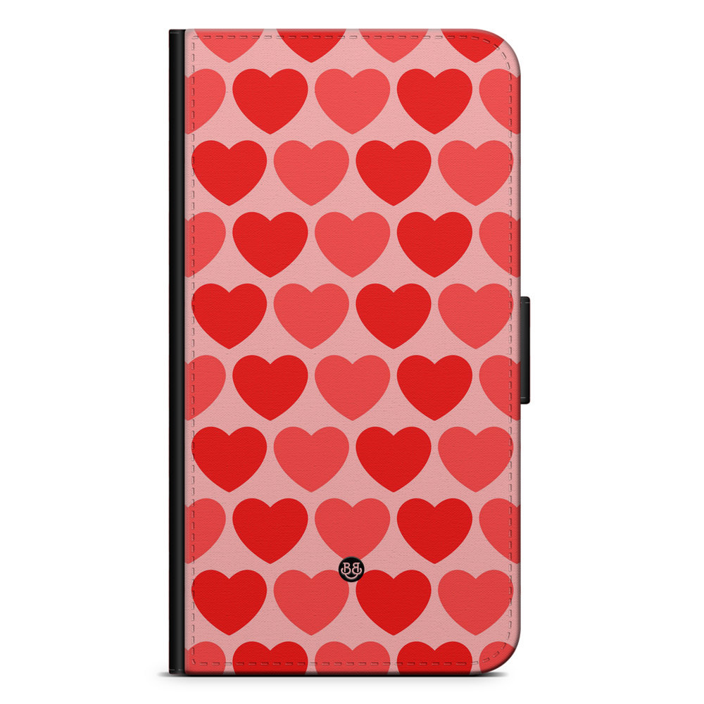 Nothing Phone (1) Wallet Case - Red Hearts