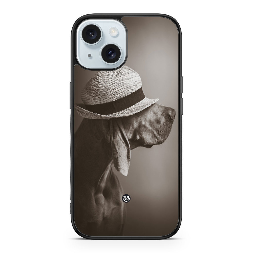 iPhone 15 Case - Dog With Hat