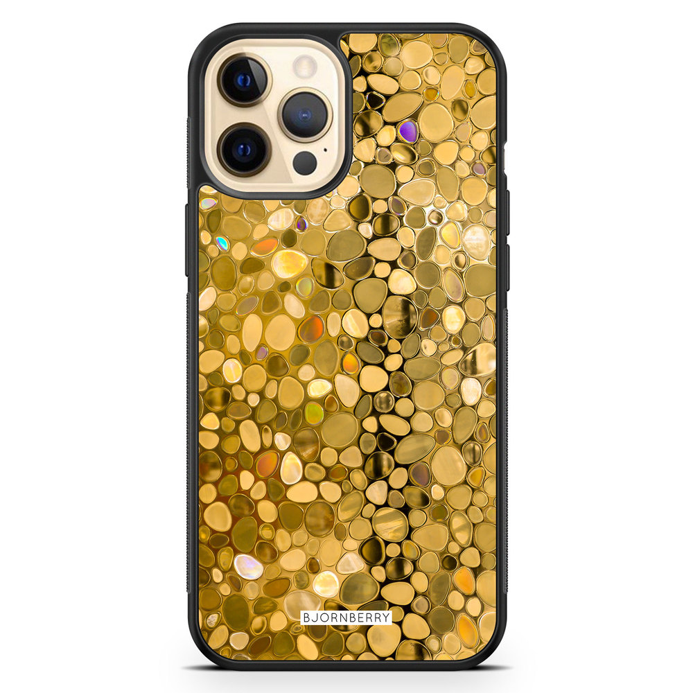 iPhone 12 Pro Max Case - Stained Glass Gold