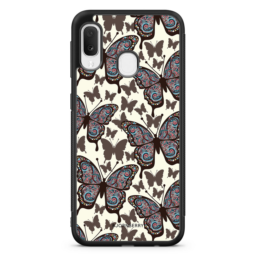 Samsung Galaxy A20e Case - Colorful Butterflies