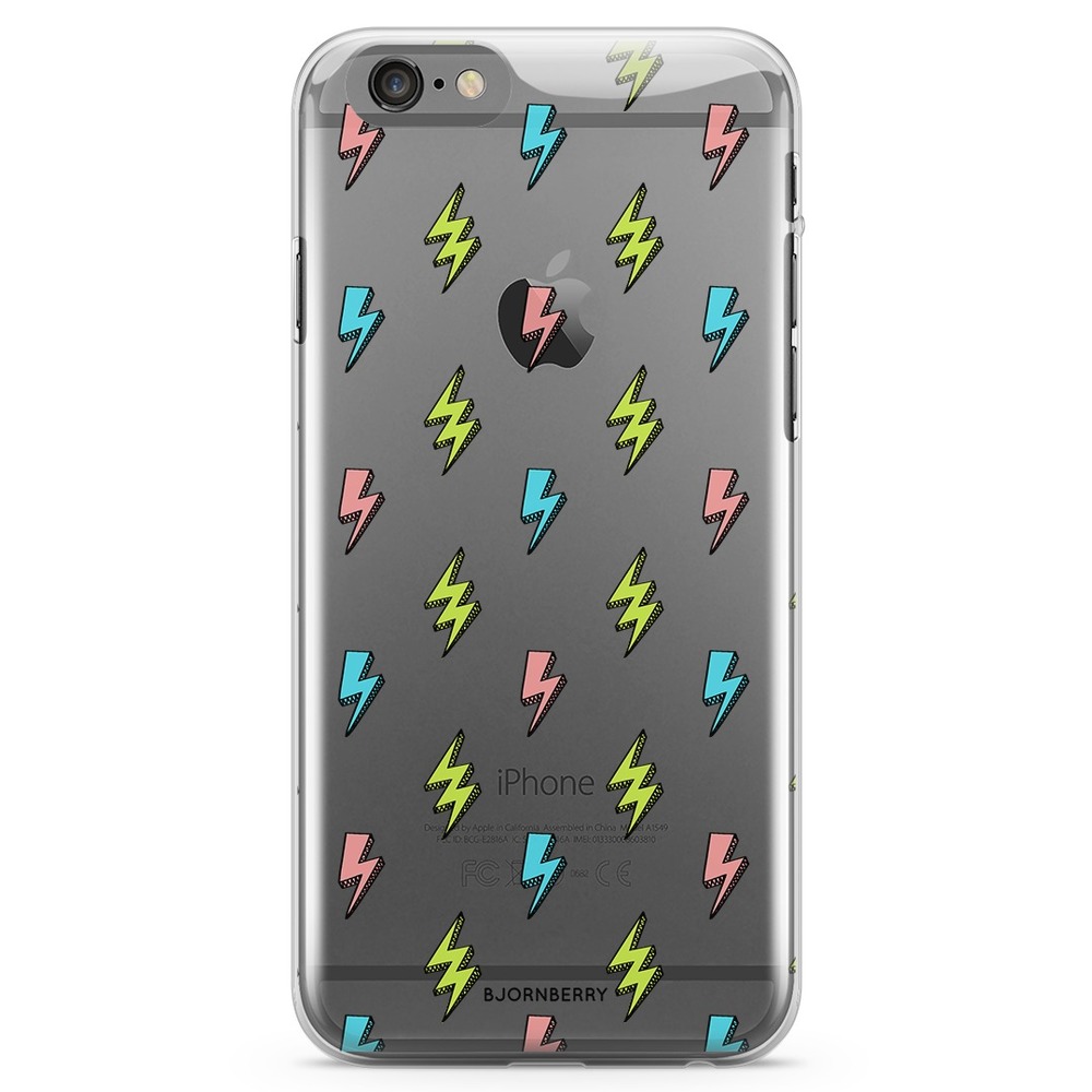 iPhone 6 Plus/6s Plus TPU Case - Lightning Bolts