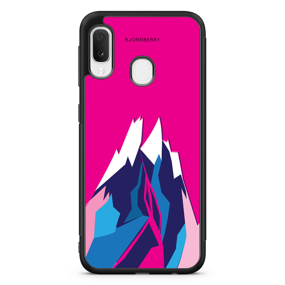 Samsung Galaxy A20e Case - Pink Mountain