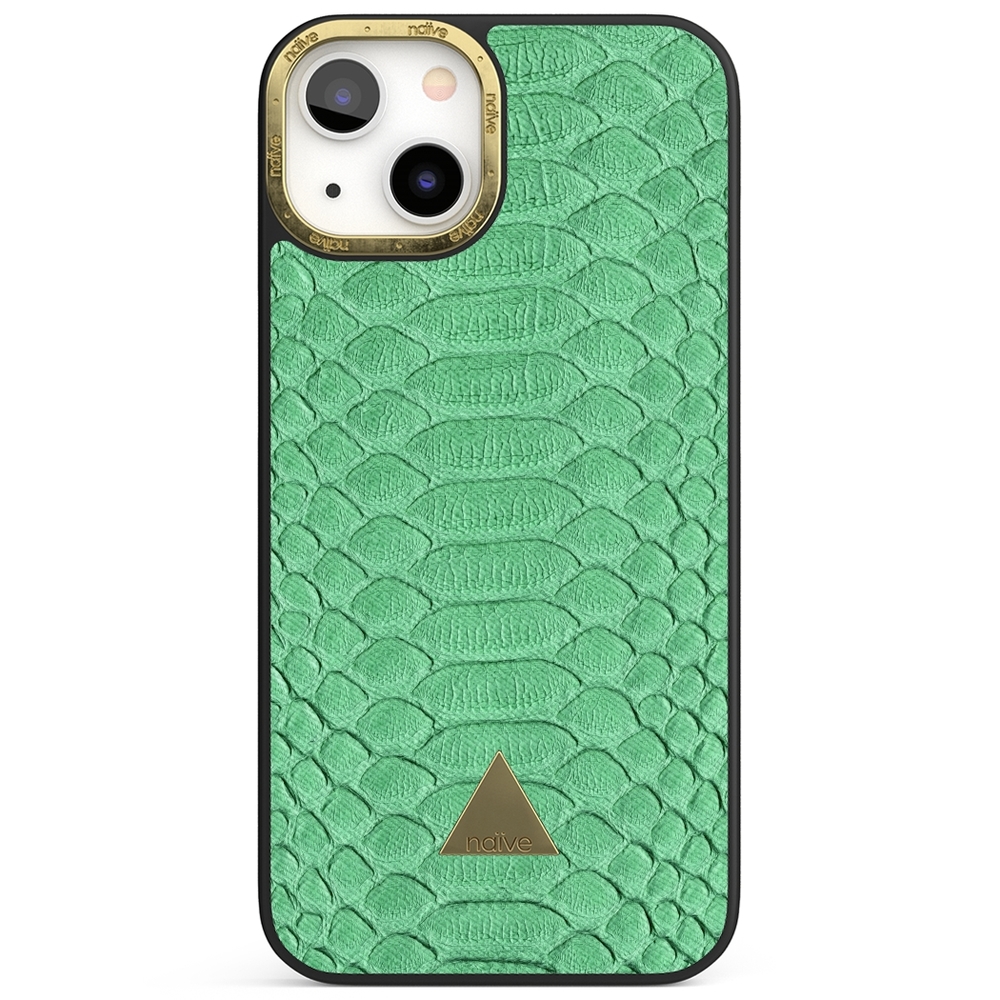 Naive iPhone 13 Case - Mint Snake