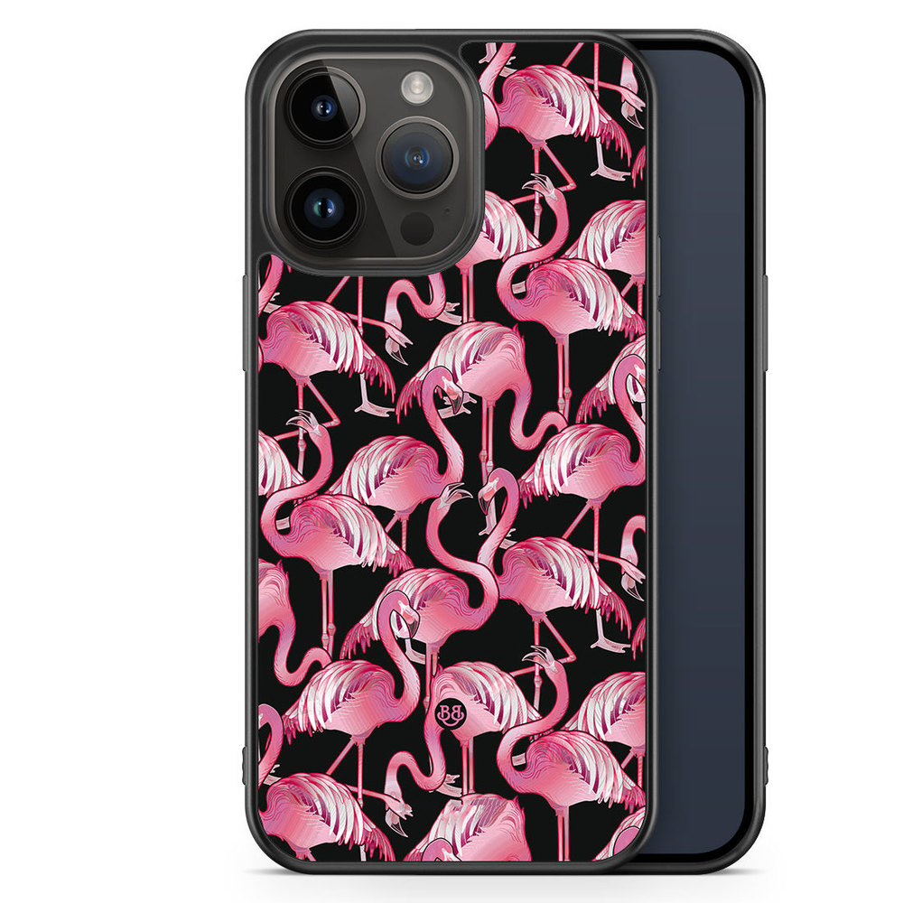 iPhone 14 Pro Max Case - Flamingos
