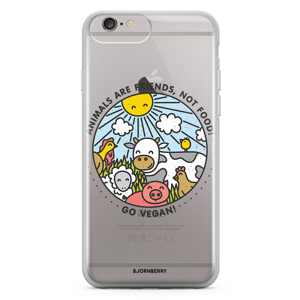 iPhone 6 Plus/6s Plus Fashion Case - Friends, Not Food