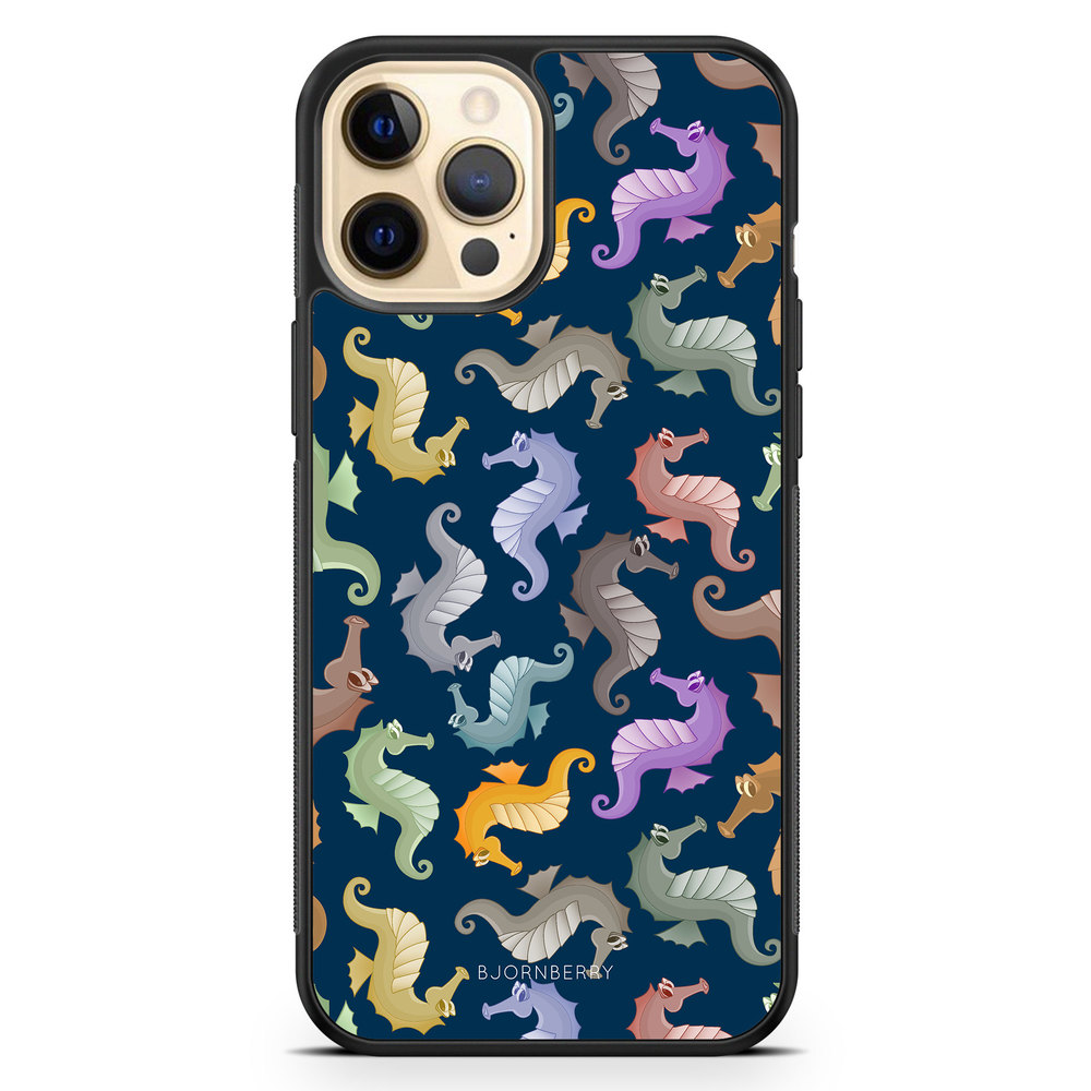 iPhone 12 Pro Max Case - Cartoon Sea-Horse