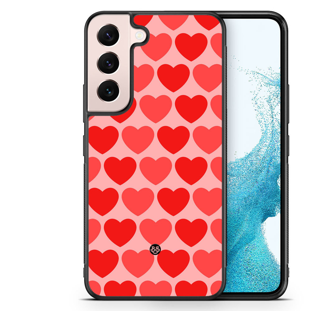 Samsung Galaxy S22 5G Case - Red Hearts