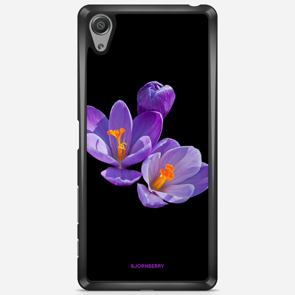 Sony Xperia X Performance Case - Purple Flowers
