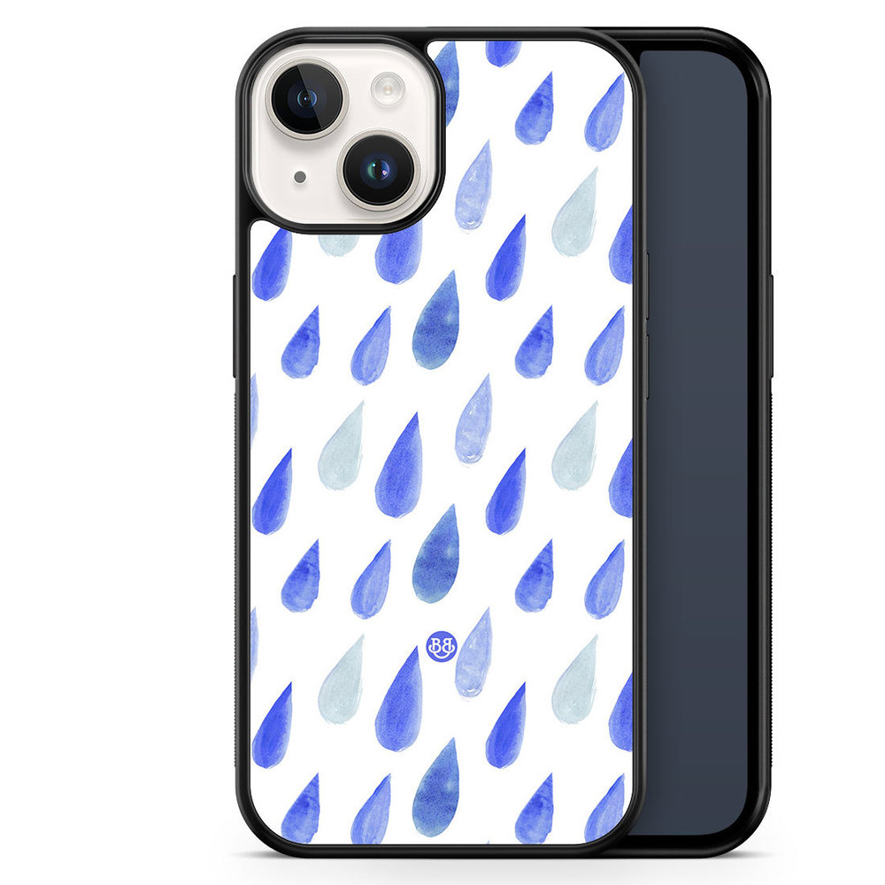 iPhone 14 Case - Watercolor Rain
