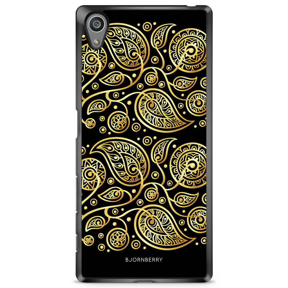 Sony Xperia Z5 Premium Case - Gold Flowers
