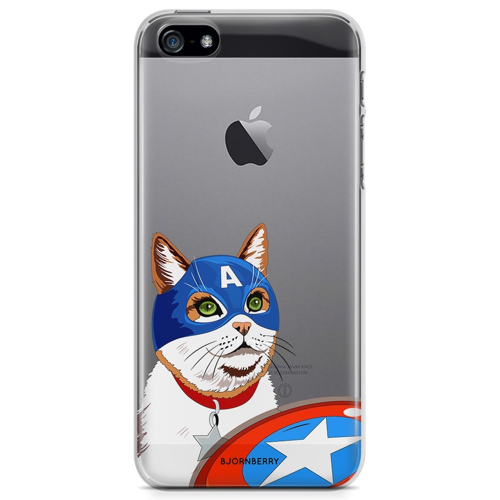 iPhone 5/5S/SE (2016) TPU Case - Captain Cat