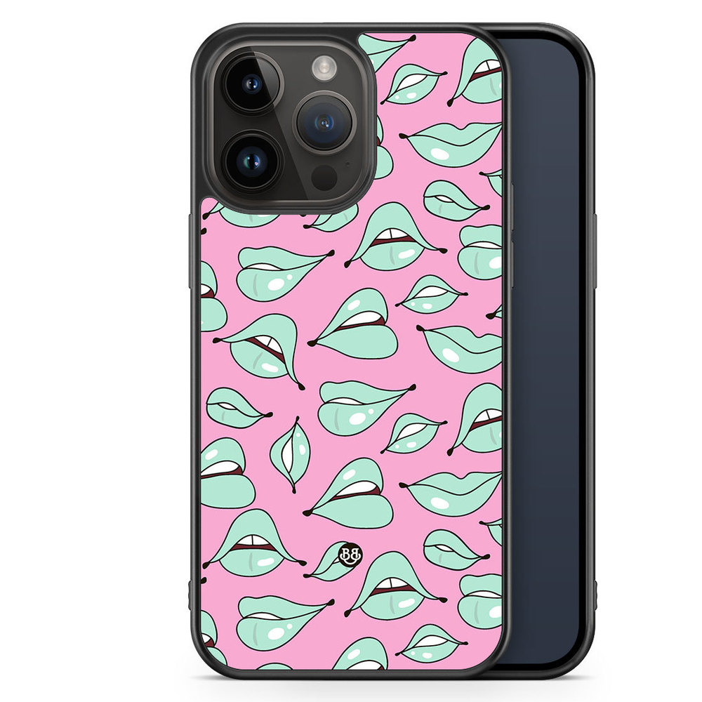 iPhone 14 Pro Max Case - Green Lips