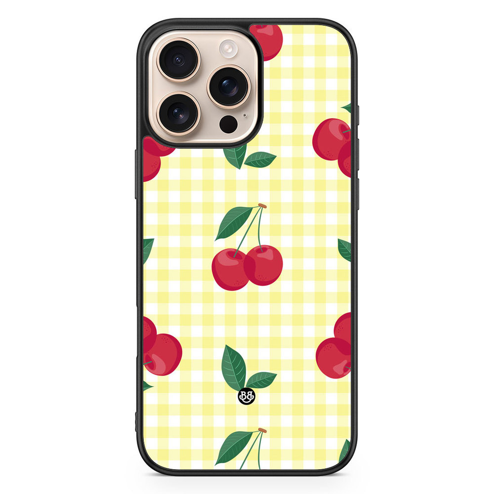 iPhone 16 Pro Max Case - Cherry Kiss