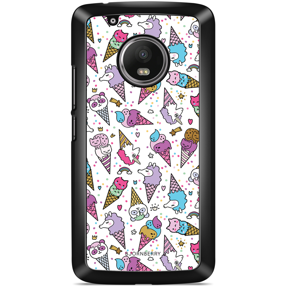 Moto G5 Plus Case - Unicorn Ice Creams