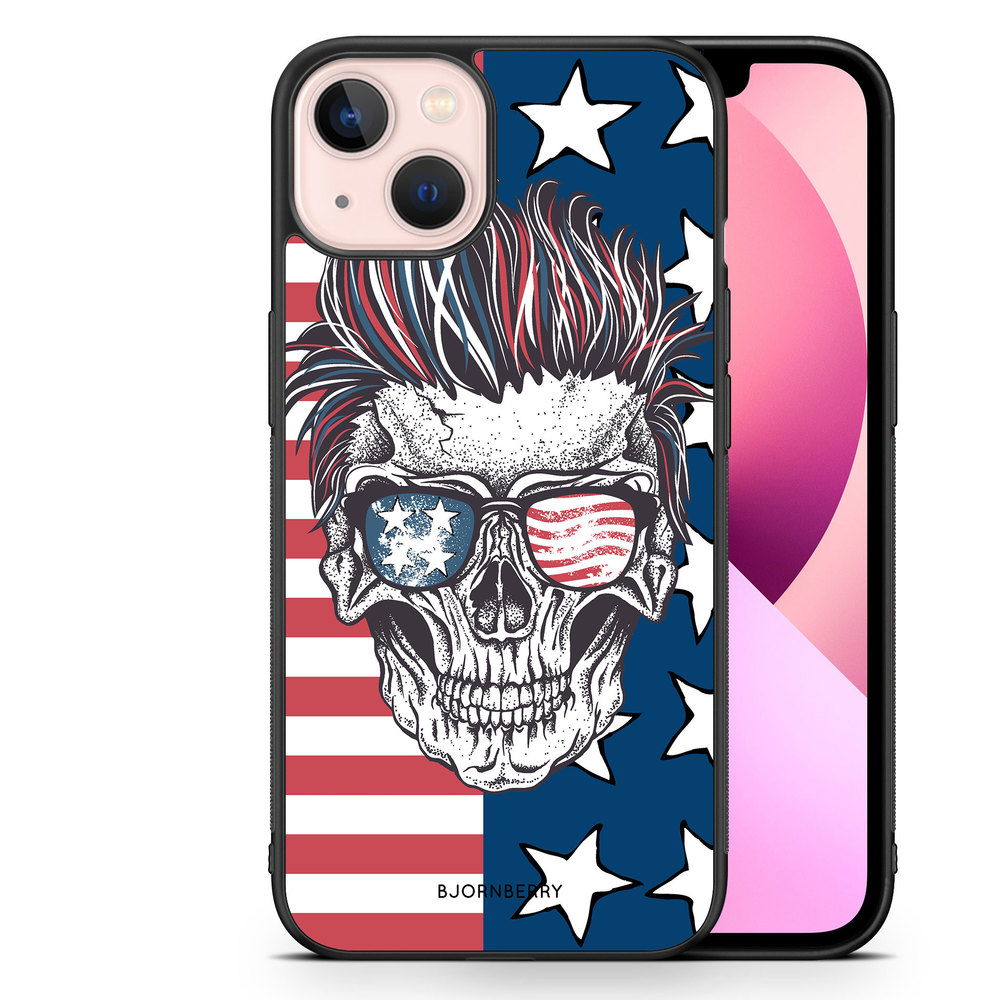 iPhone 13 Case - USA Skull