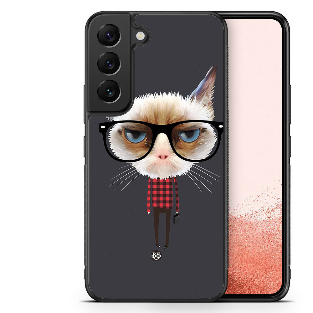 Samsung Galaxy S22 Plus 5G Case - Hipster Cat