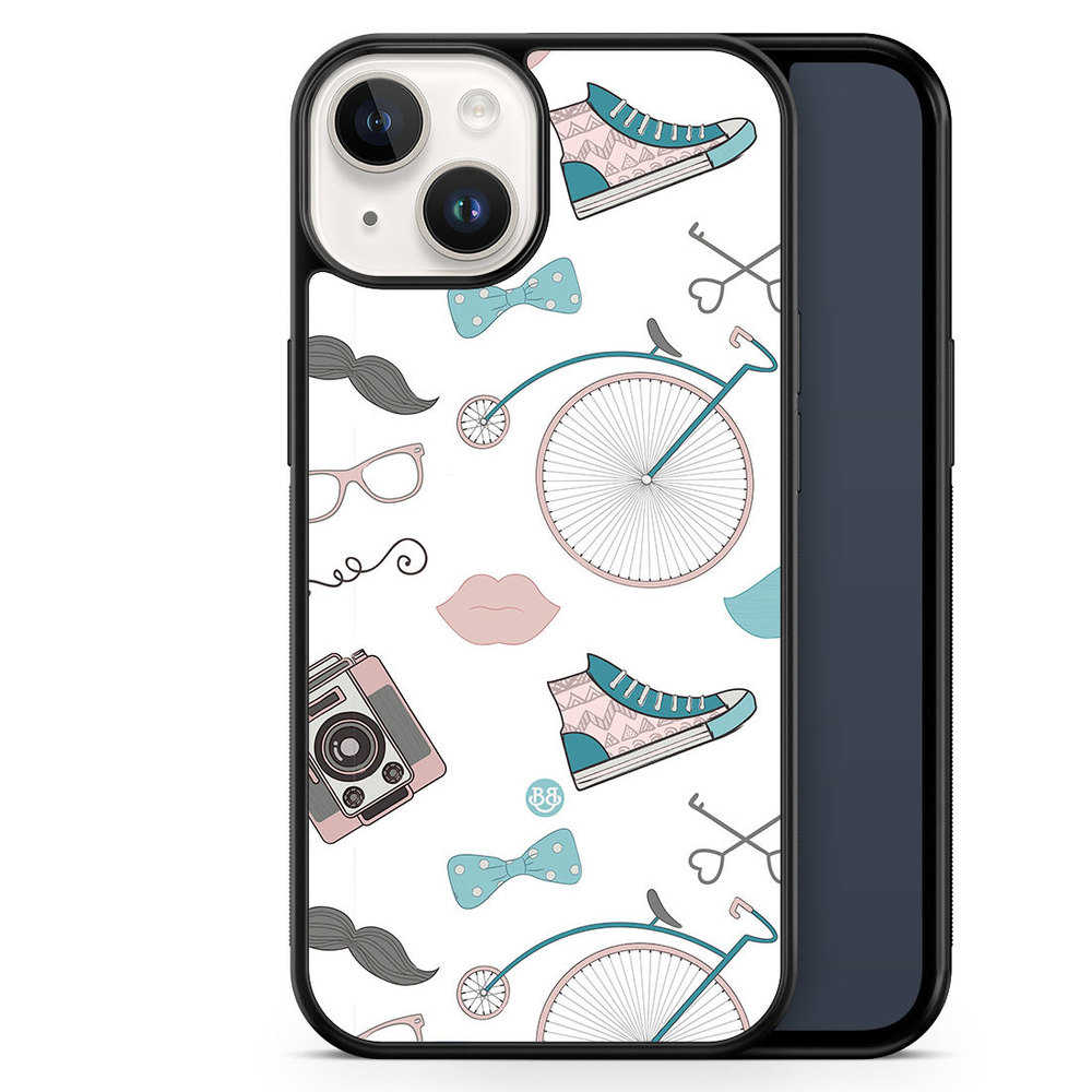iPhone 14 Case - Hipster Pattern