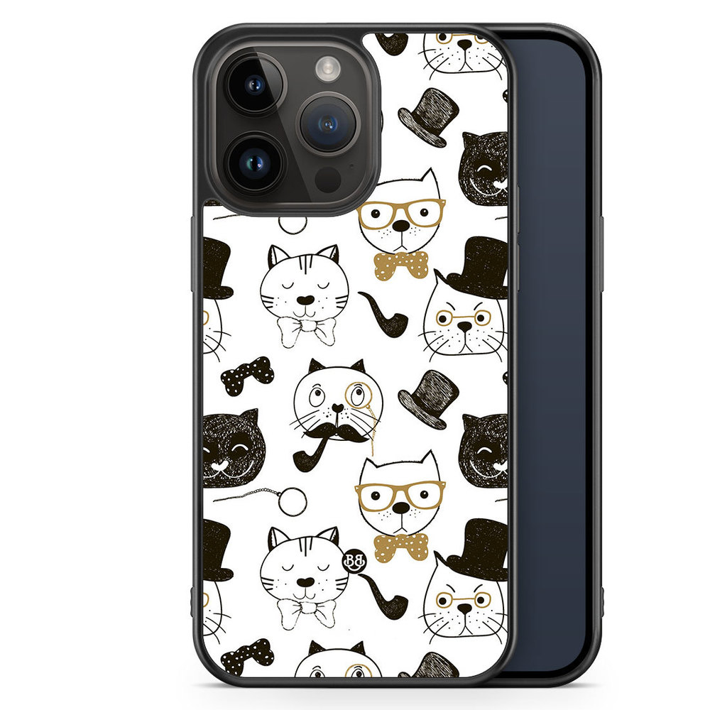 iPhone 14 Pro Max Case - Cartoon cats