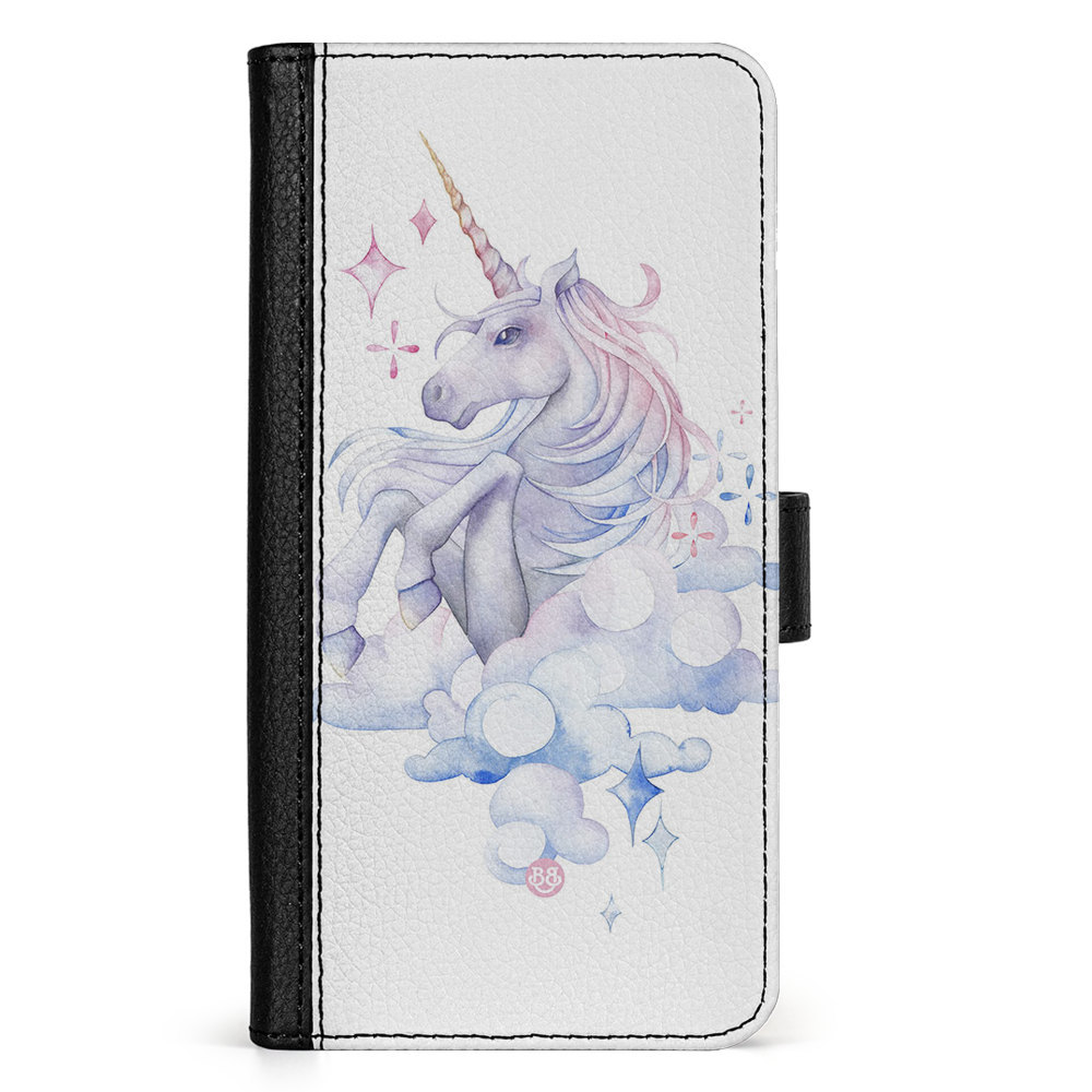 Google Pixel 9 Pro XL Wallet Case - Watercolor Unicorn