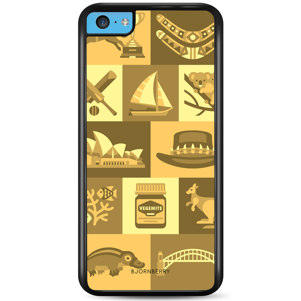 iPhone 5C Case - Australian Pattern