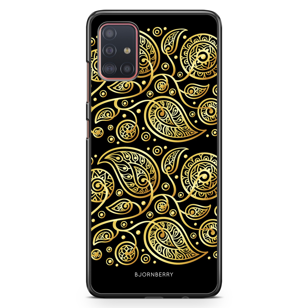 Samsung Galaxy A51 Case - Gold Flowers