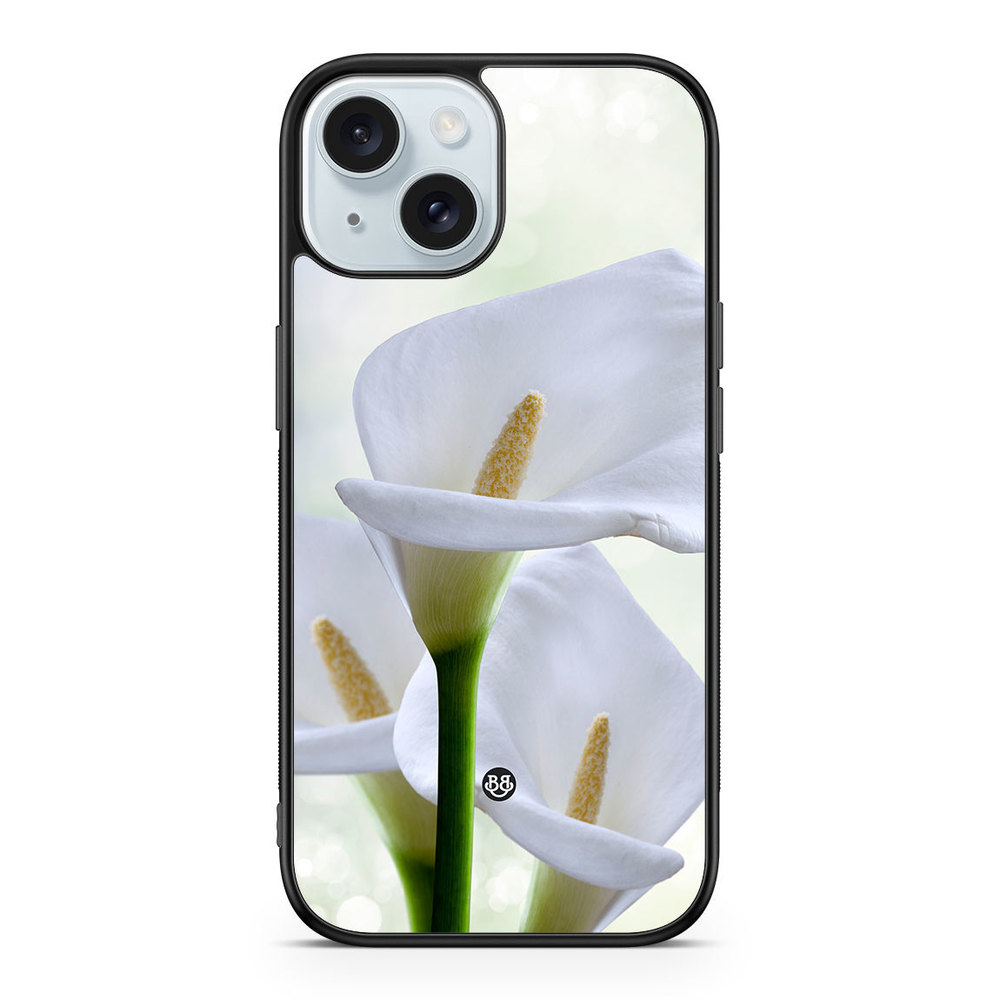 iPhone 15 Case - White Flower