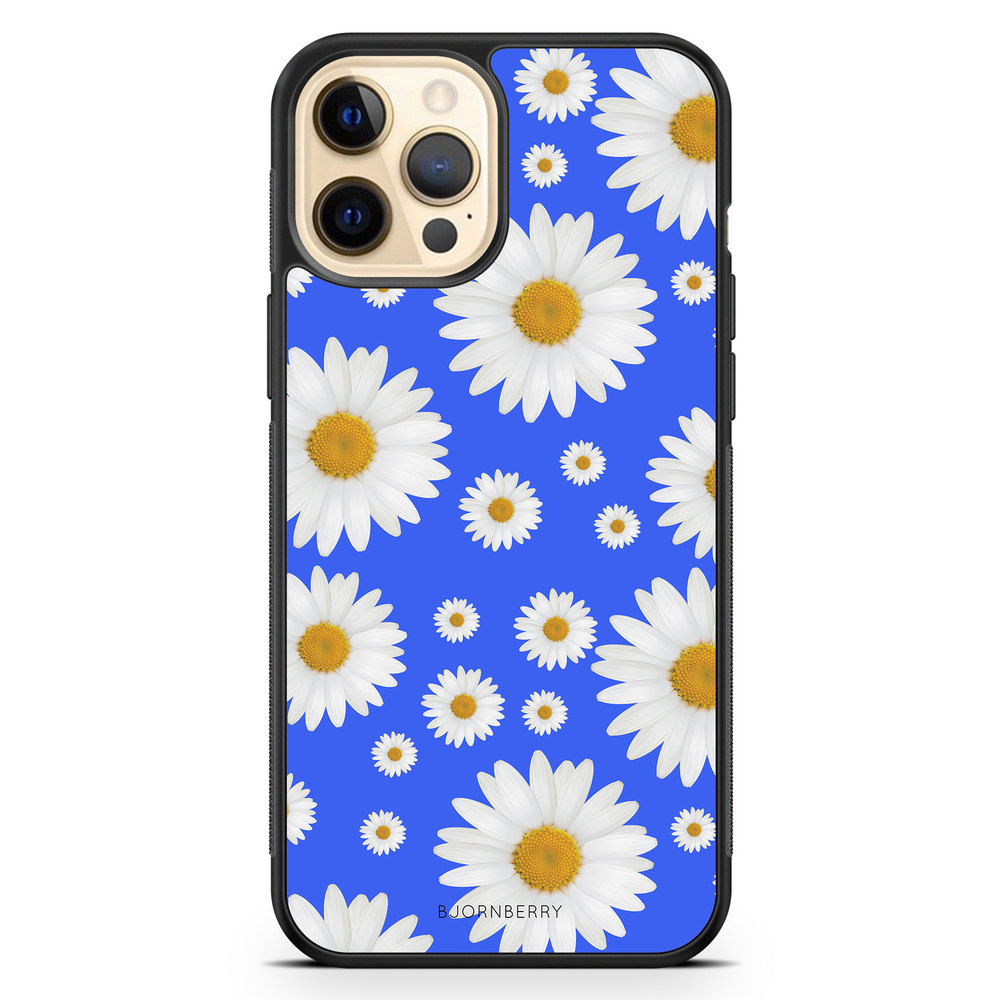 iPhone 12 Pro Max Case - Blue Daisy Flowers