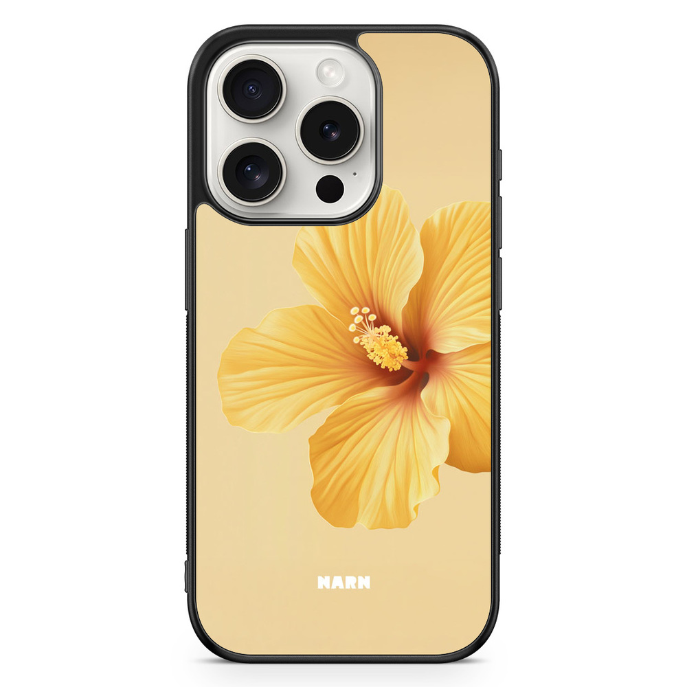 iPhone 15 Pro Case - Hibiscus Era - Lemon