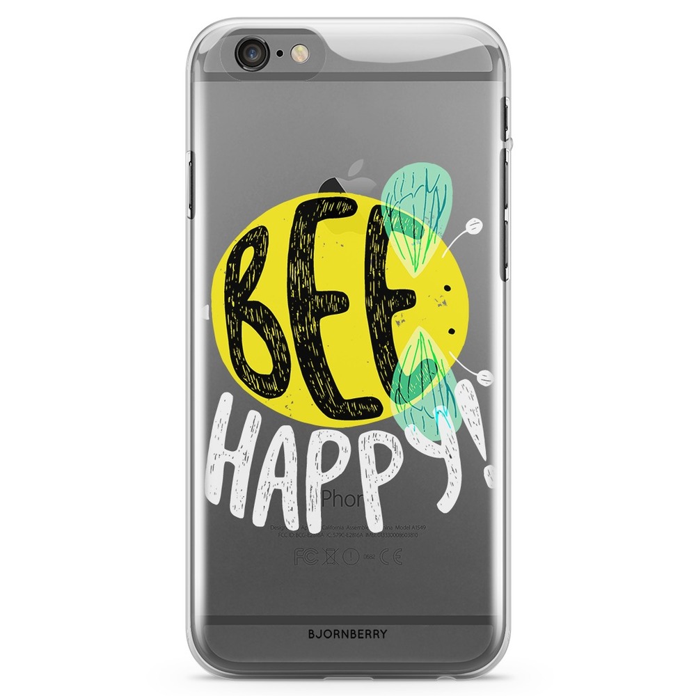 iPhone 6 Plus/6s Plus TPU Case - BEE HAPPY