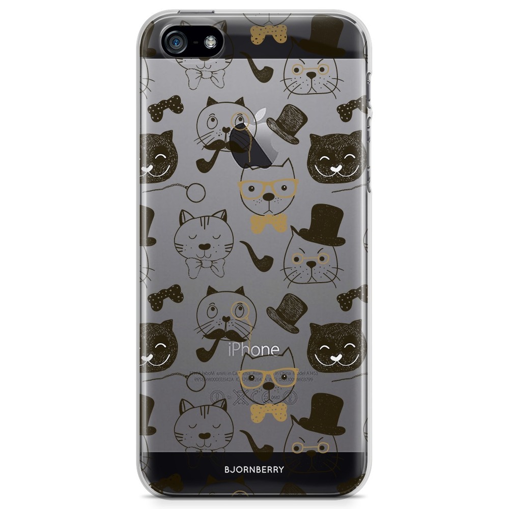 iPhone 5/5S/SE (2016) TPU Case - Cartoon Cats