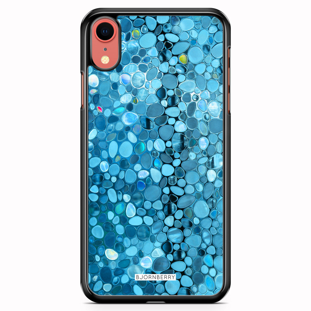 iPhone XR Case - Stained Glass Blue