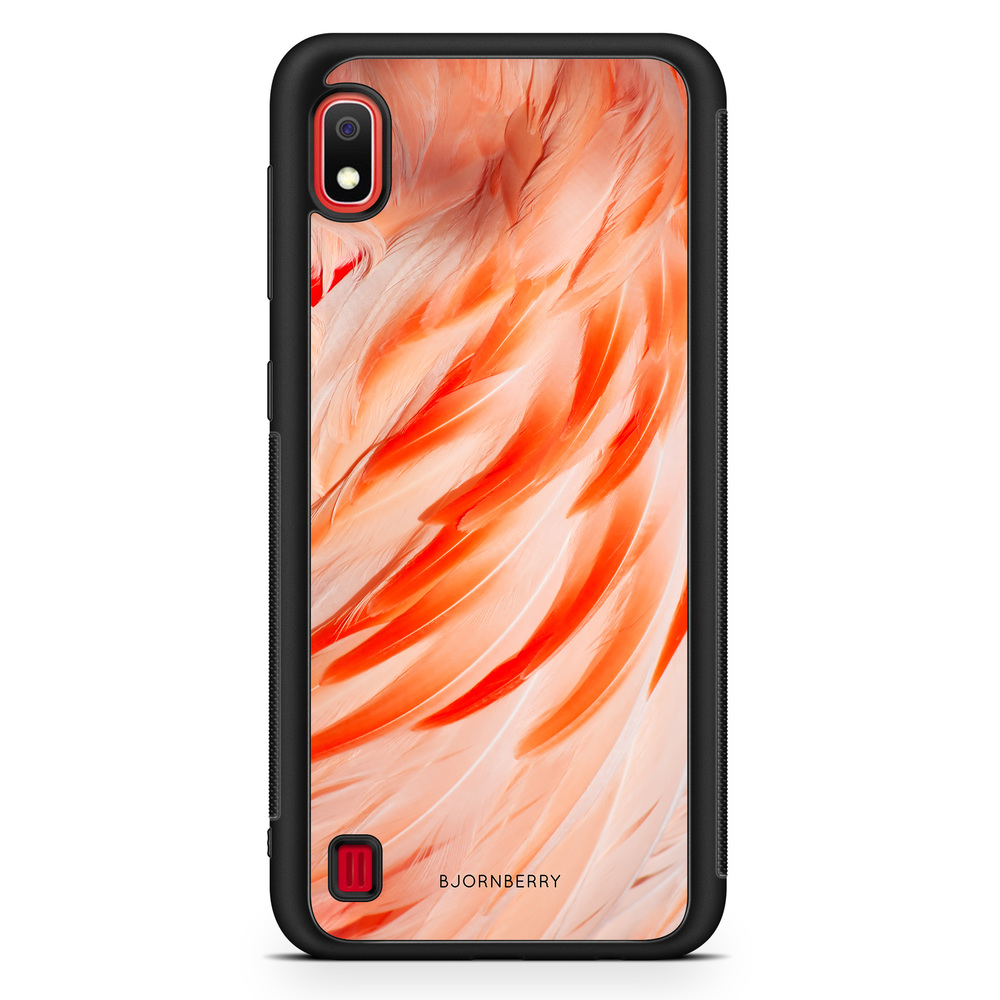 Samsung Galaxy A10 Case - Flamingo Feathers