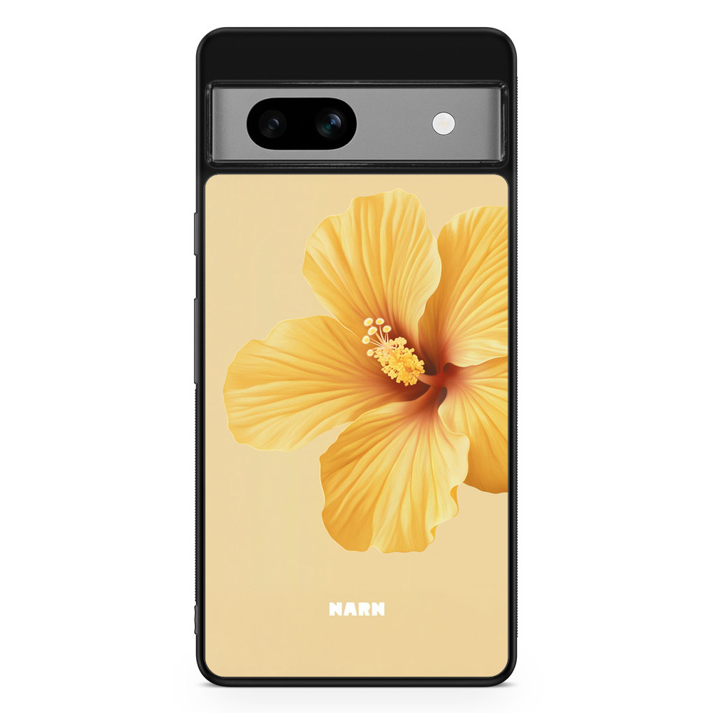 Google Pixel 7a Case - Hibiscus Era - Lemon