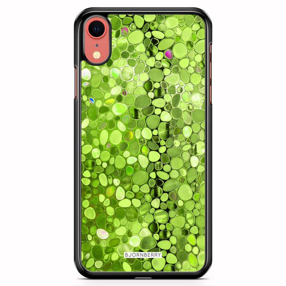 iPhone XR Case - Stained Glass Green
