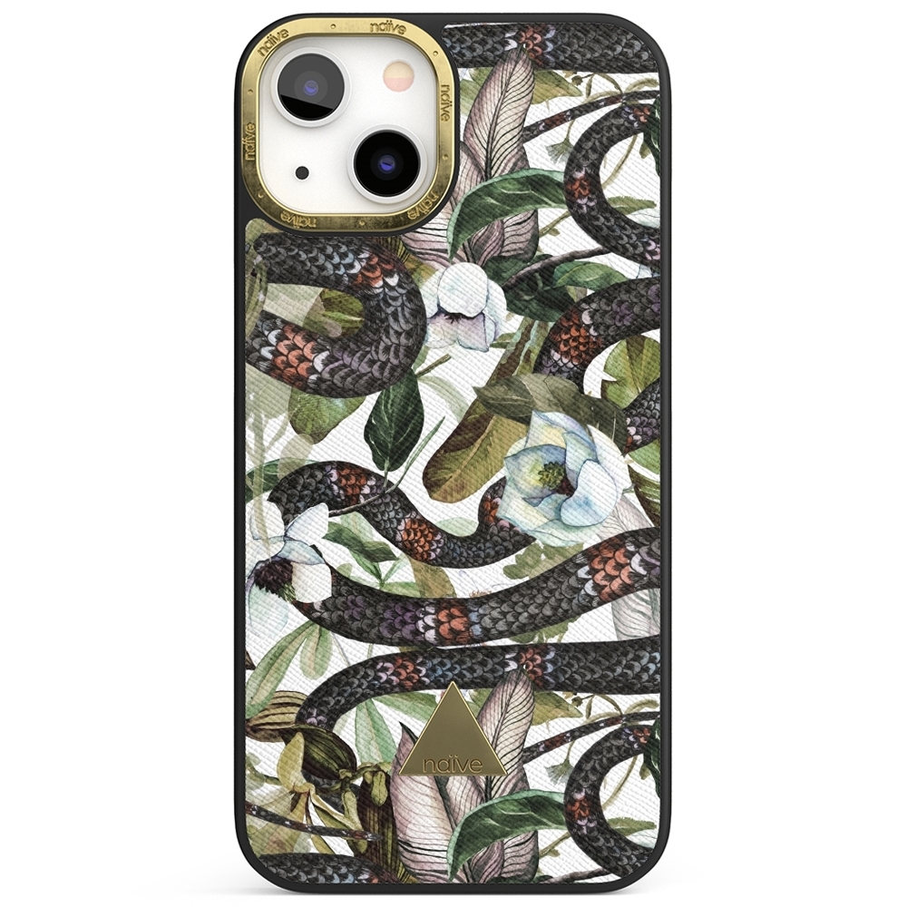 Naive iPhone 13 Case - Jungle Snake