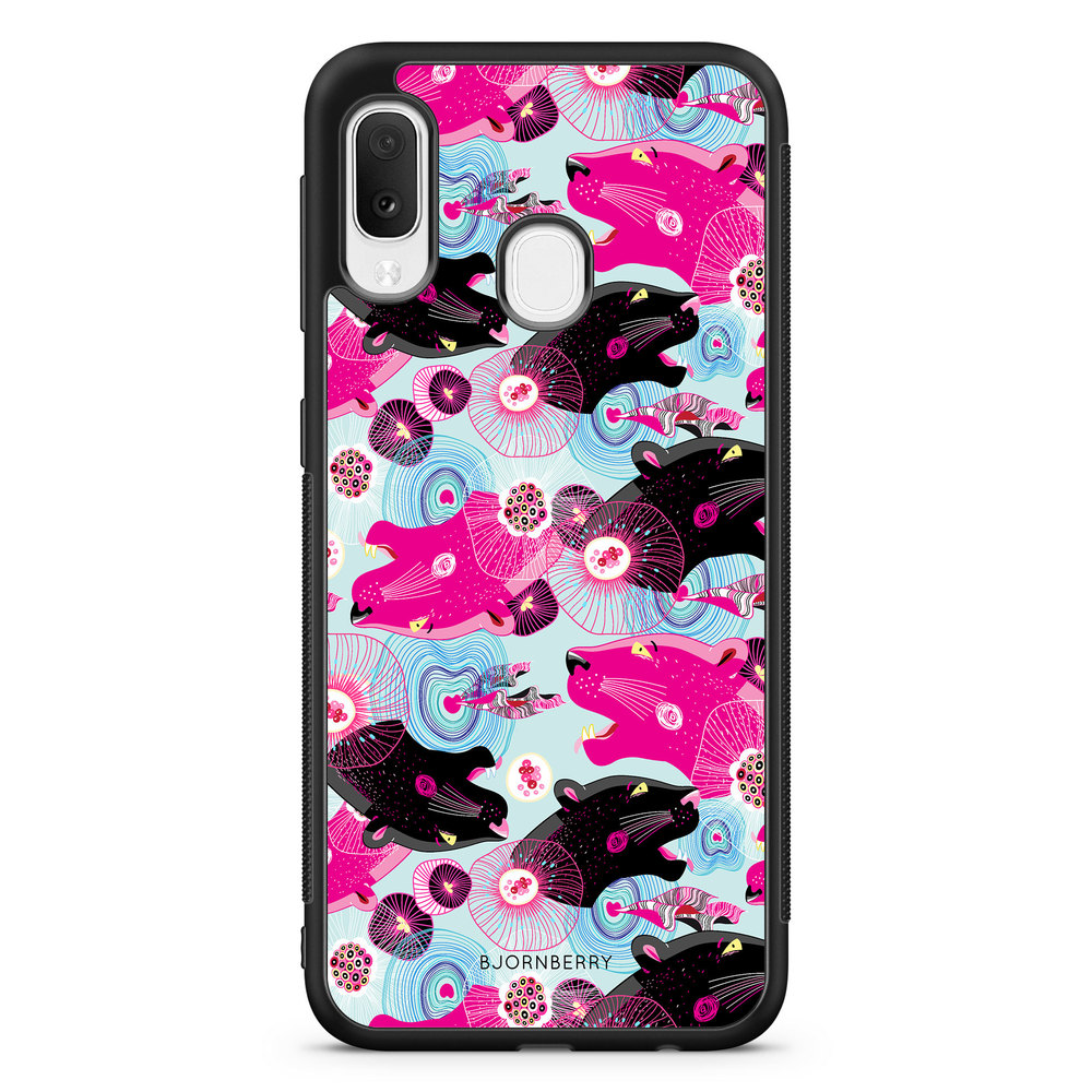 Samsung Galaxy A20e Case - Panther Pattern