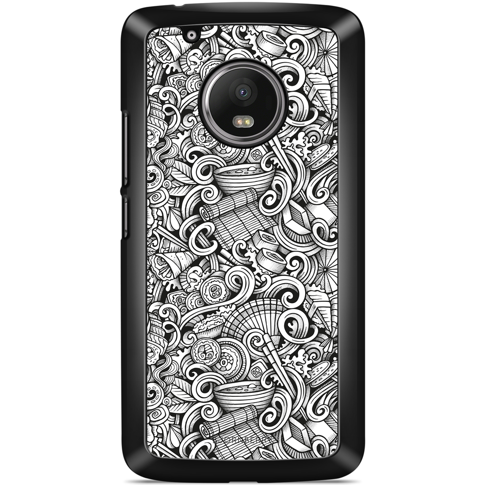 Moto G5 Plus Case - Japanese Pattern