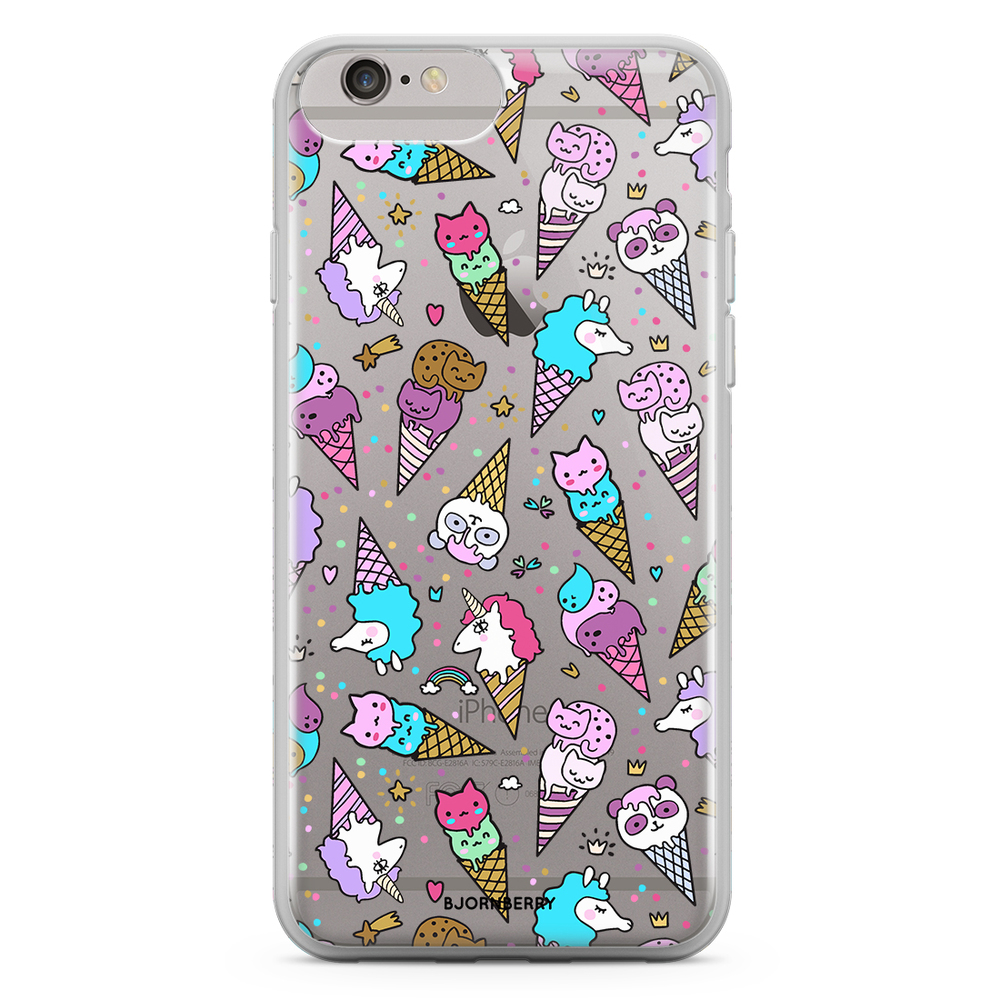 iPhone 6 Plus/6s Plus Fashion Skal - Enhörningsglass