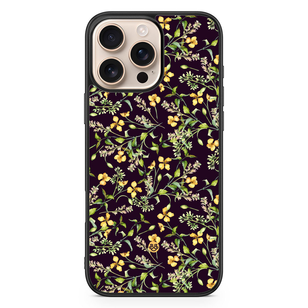 iPhone 16 Pro Max Case - Frosted Flora