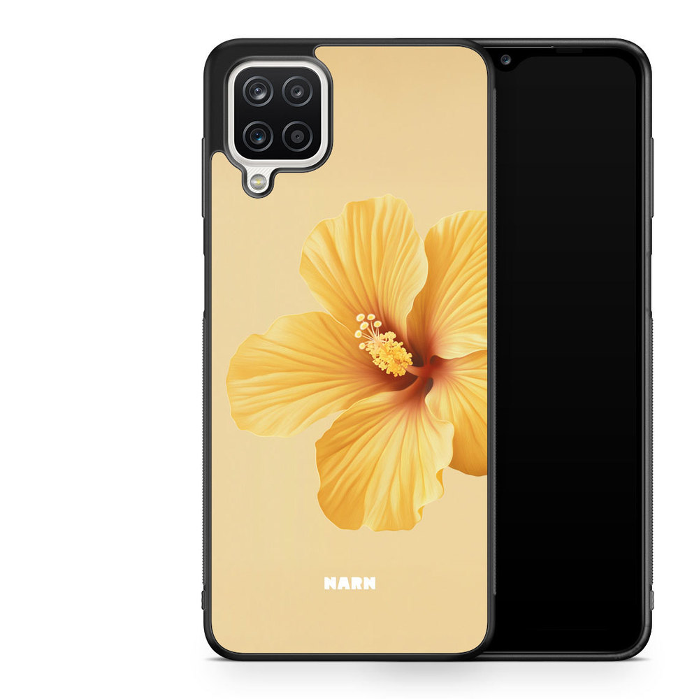 Samsung Galaxy A12 Case - Hibiscus Era - Lemon