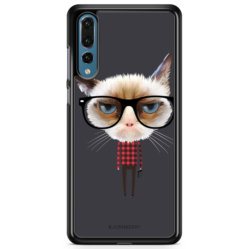 Huawei P20 Pro Case - Hipster Cat