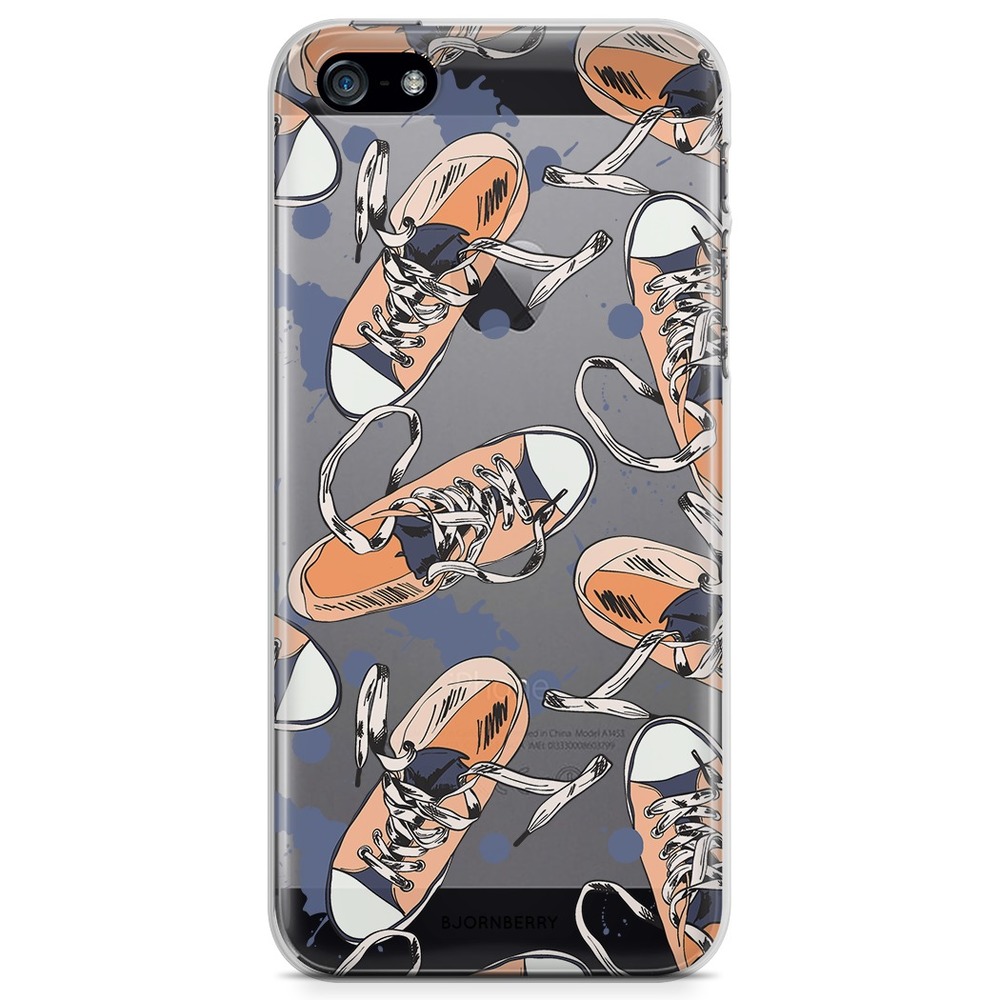 iPhone 5/5S/SE (2016) TPU Case - Shoe Pattern