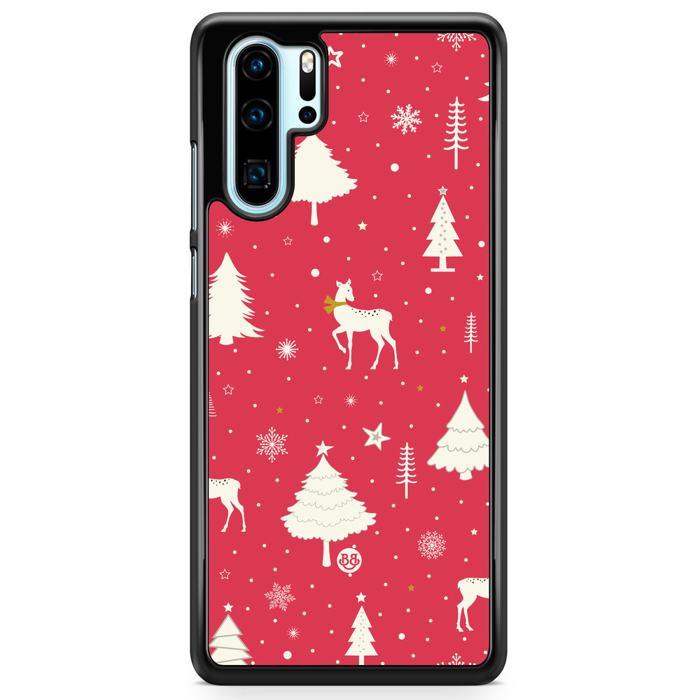 Huawei P30 Pro Case - Red Christmas