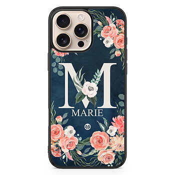 iPhone 16 Pro Max Custom Skal - Monogram Namn