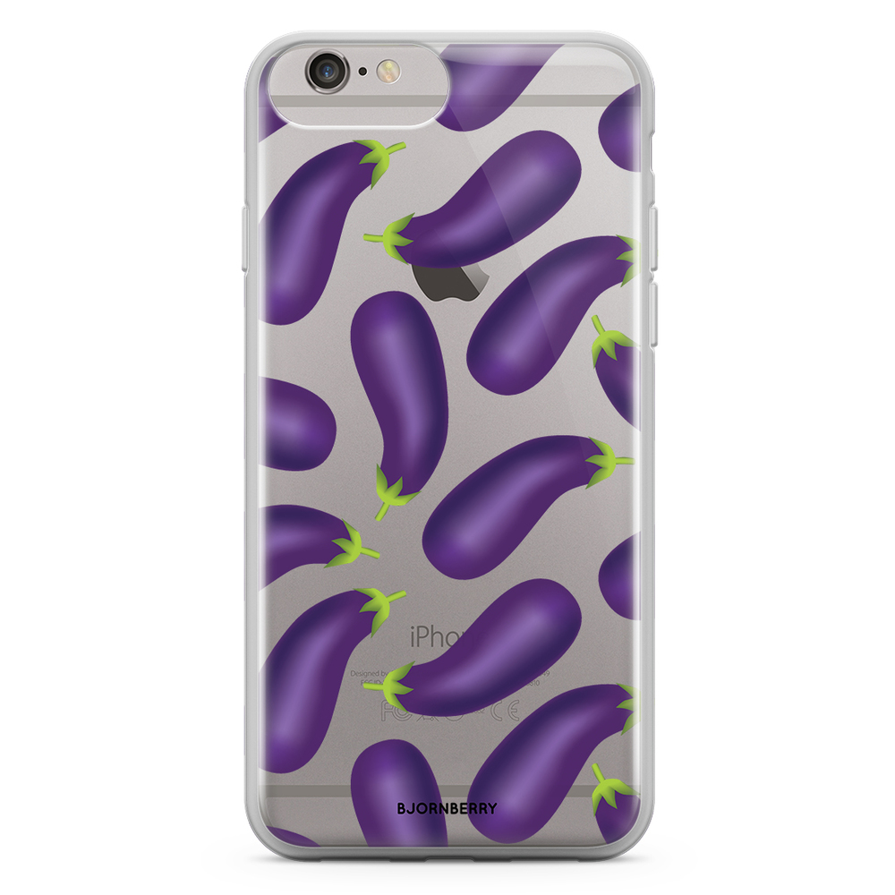 iPhone 6 Plus/6s Plus Fashion Case - Eggplant Pattern
