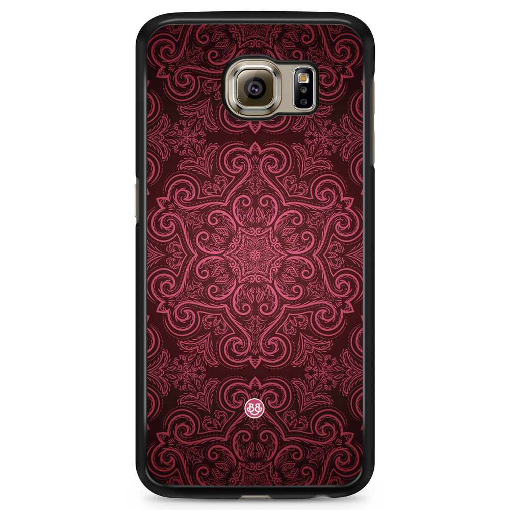 Samsung Galaxy S6 Edge+ Case - Red Retro Pattern